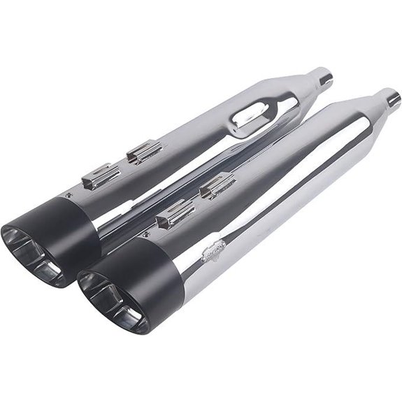 SHARKROAD 4.5 Slip On Mufflers For for Harley Touring 2009-2016 459521CB