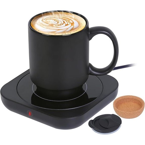 Electric Coffee Mug Warmer & Set with Auto Shut Off