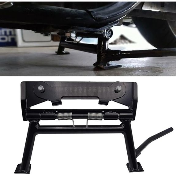 Wsays Heavy Duty Steel Center Stand for Harley