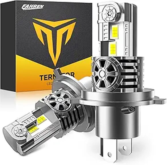 H4/9003 LED Headlight Bulbs 50,000LM Pack of 2