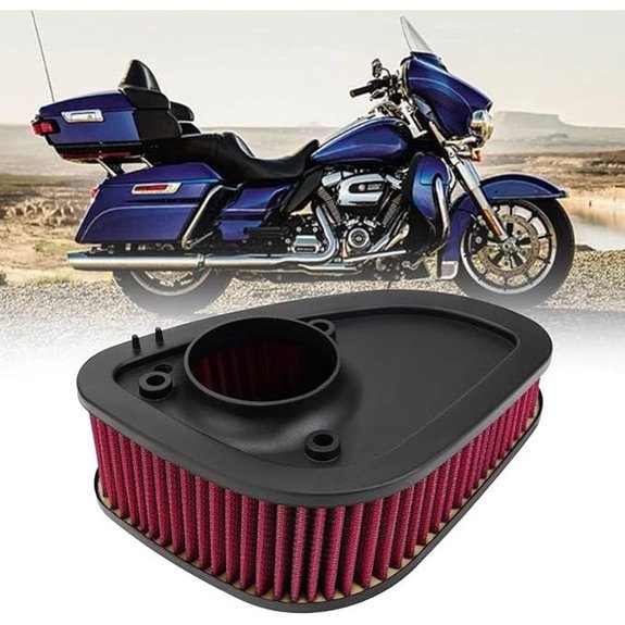 JERBOR High Flow Air Filter for Harley Touring Bikes