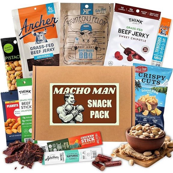 Macho Man Jerky Gift Box - High Protein Snacks