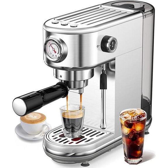 Professional Espresso Machine with Milk Frother