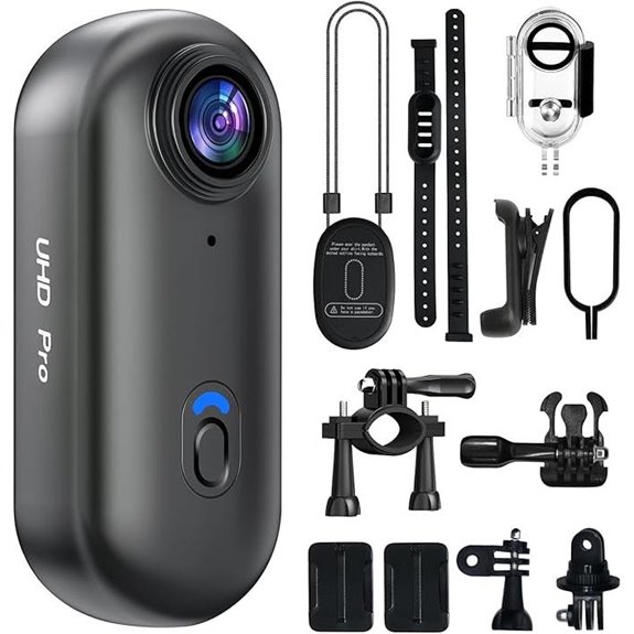 4K Mini Body Camera Waterproof Sports Action Cam
