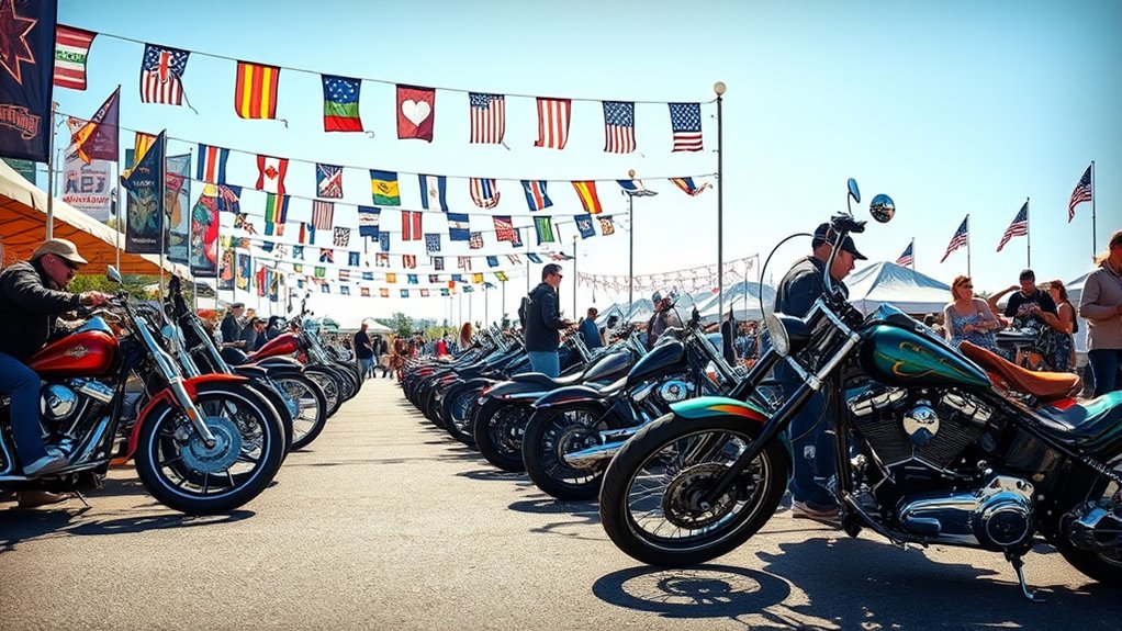 historic motorcycle community gatherings