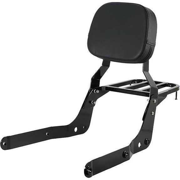 Honda Shadow Aero VT750C Sissybar Backrest & Luggage Rack