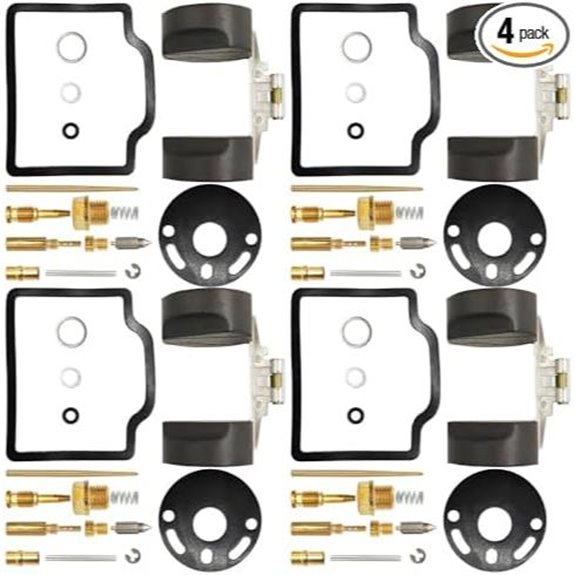 4-Pack Honda CB750 Carburetor Rebuild Kits