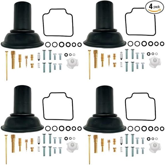 4-Pack Carburetor Rebuild Kit for Honda Nighthawk 750