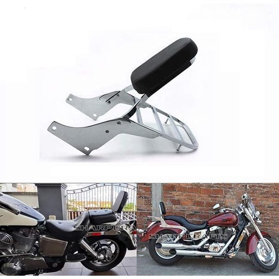Backrest Sissy Bar & Luggage Rack for Honda Shadow