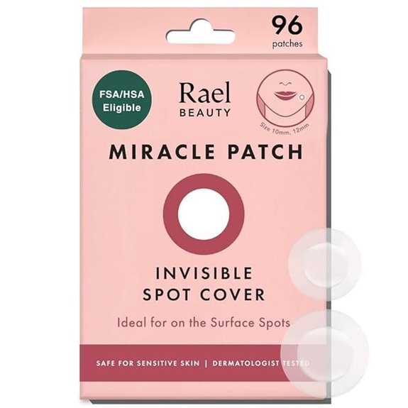 Rael Pimple Patches Hydrocolloid Acne Spot Cover (96)
