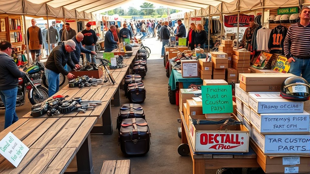 in person vintage motorcycle parts