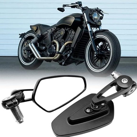 Motorcycle Rearview Mirrors for Indian Scout Bobber