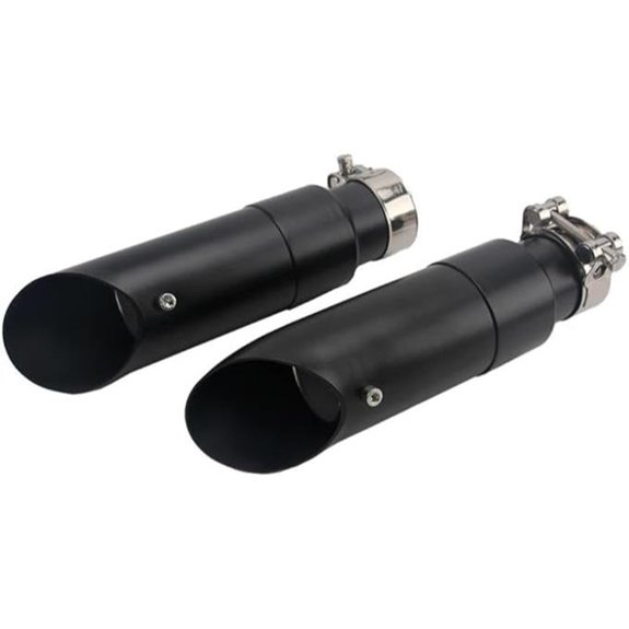 Short Slip-On Mufflers with DB Killer for Indian Scout