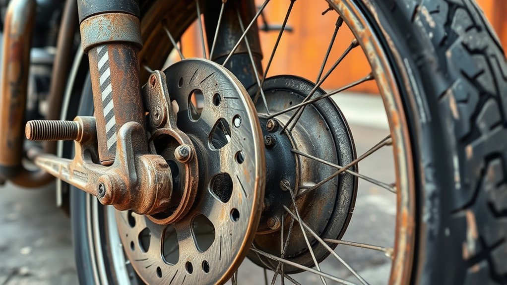 inspect suspension brakes wheels