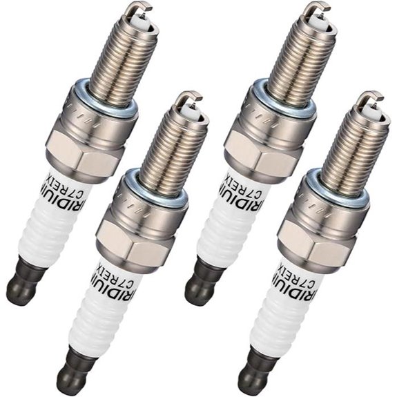 BDFHYK XS4303 Iridium Spark Plugs for Yamaha (4-Pack)