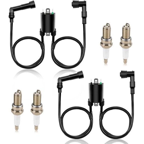 2PCS Ignition Coil & Spark Plug for Kawasaki Vulcan 1500