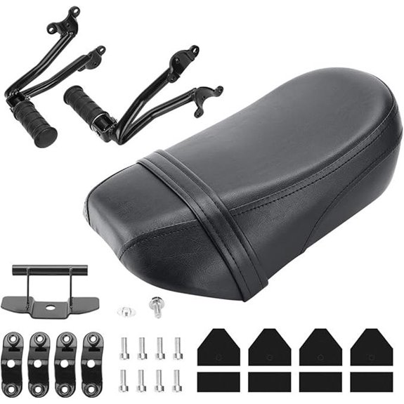 Passenger Seat and Foot Pegs Kit For Kawasaki Vulcan 650 VN650 2015-2025