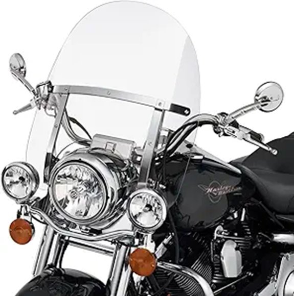 Motorcycle Windshield for Kawasaki Vulcan (19x17)