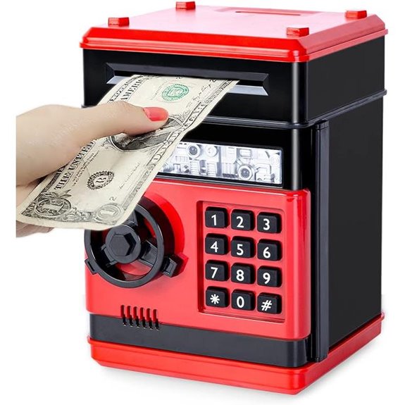 Refasy Electronic Coin Bank for Kids 3-12