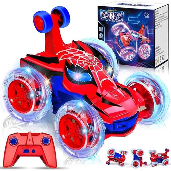 Kids Spider RC Car for Boys 4-7 with Lights