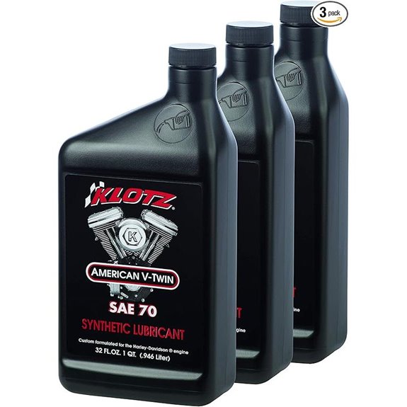 Klotz 70WT Synthetic Motorcycle Oil for Harley