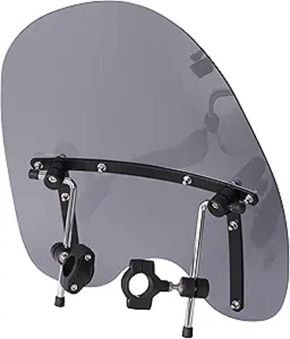 Large 19x17 Universal Motorcycle Windshield