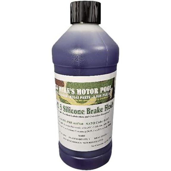 Big Mike's Motor Pool Premium 16 oz. DOT 5 Silicone Brake Fluid…