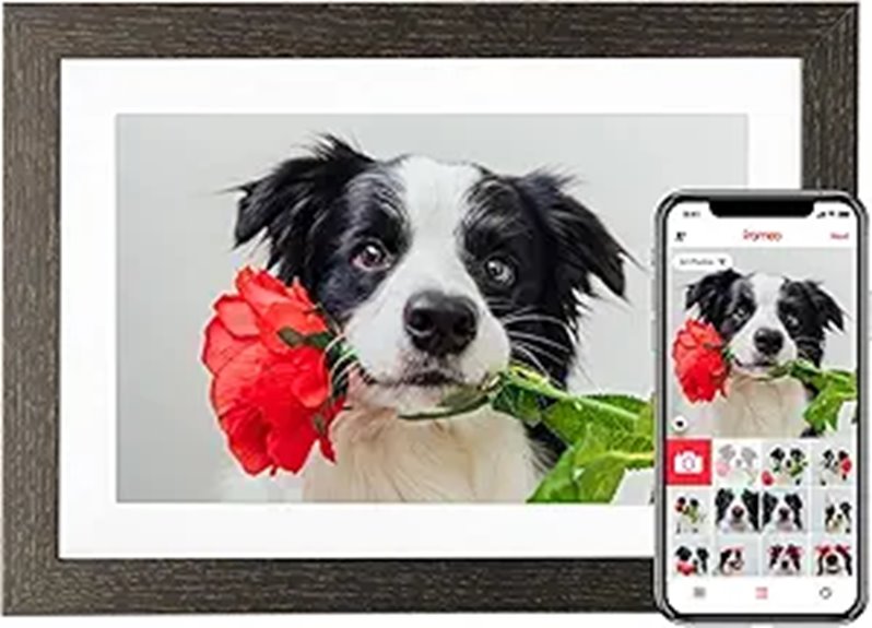 Frameo 10.1 WiFi Digital Photo Frame with App