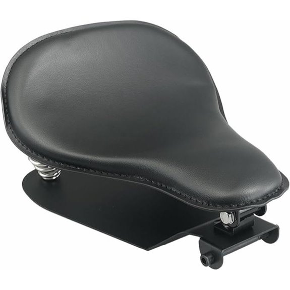 Leather Motorcycle Solo Seat with Bracket for Harley