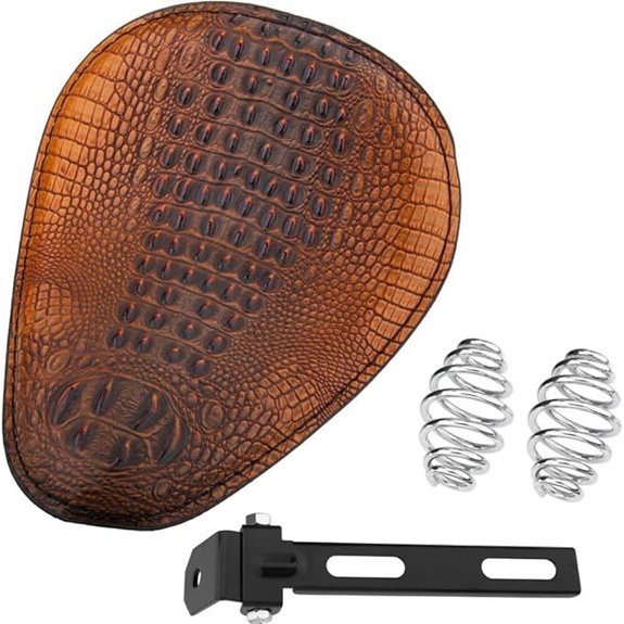 Leather Motorcycle Solo Seat Mounting Bracket Kit