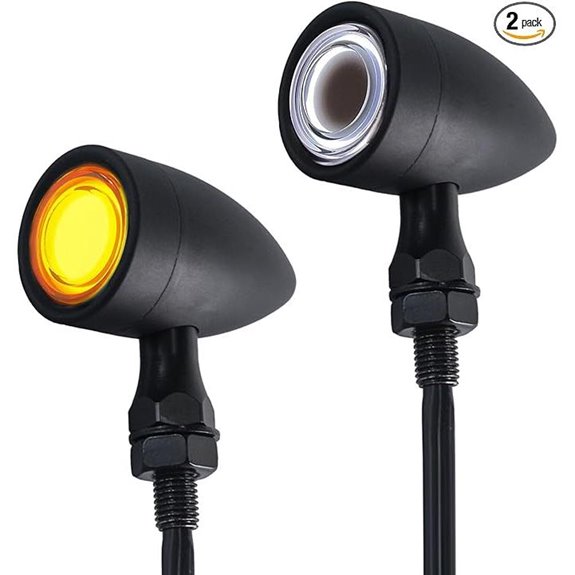 Motorcycle Bullet Turn Signals LED Front Lights (2 pcs)