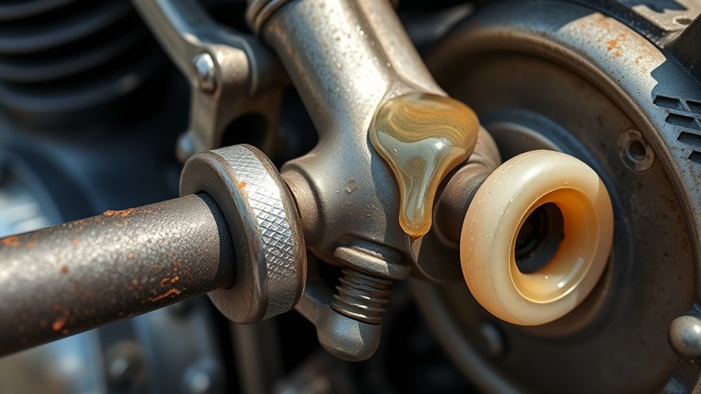 lubricate linkages and bushings