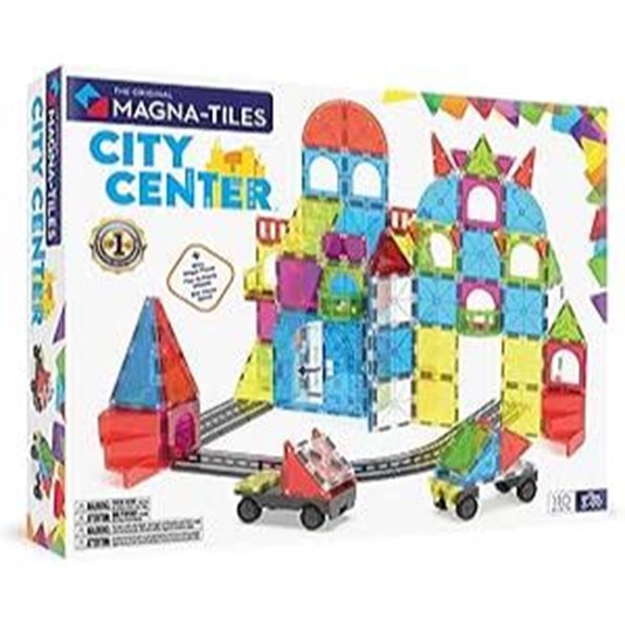MAGNA-TILES City Center 110-Piece Magnetic Building Set