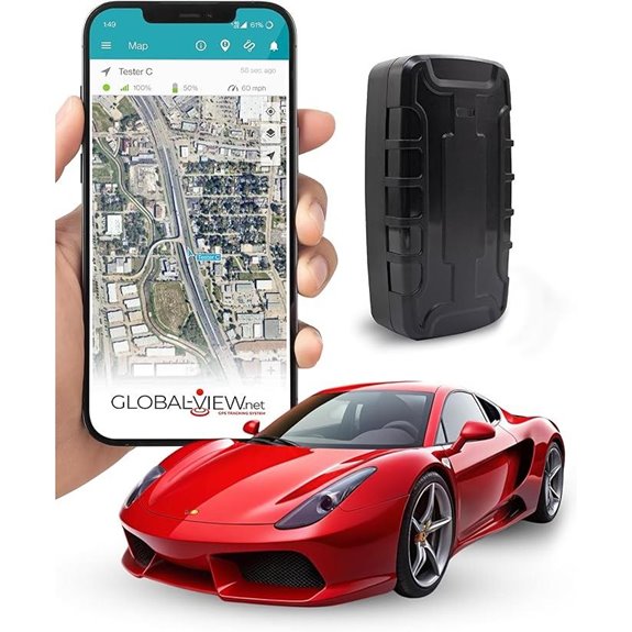 Magnetic GPS Tracker with Real-Time Tracking and Alerts