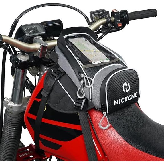 NICECNC Magnetic Motorcycle Gas Tank Bag with Straps