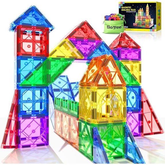 52PCS Magnetic Building Blocks for Toddlers