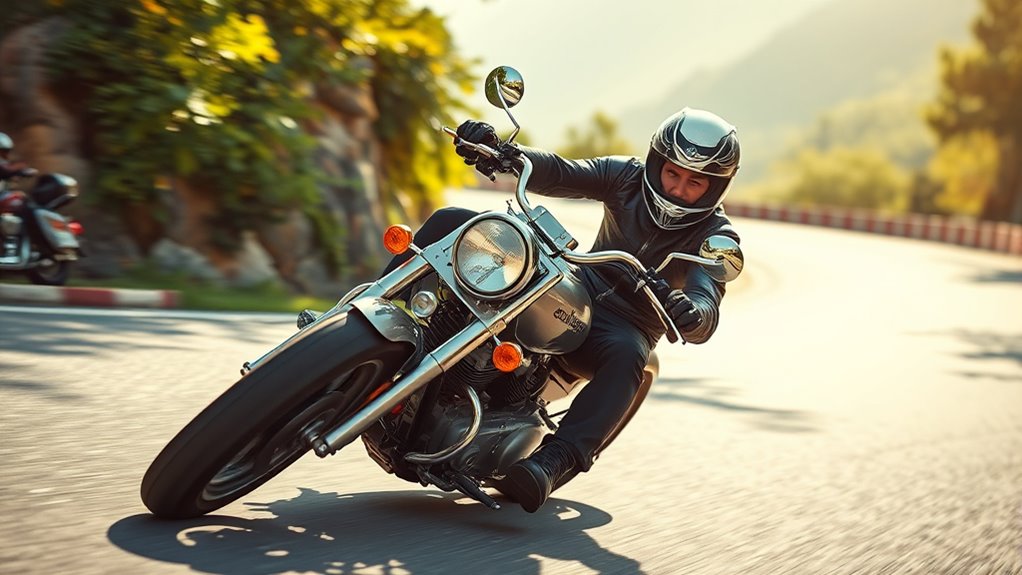 maintain calm steer gently