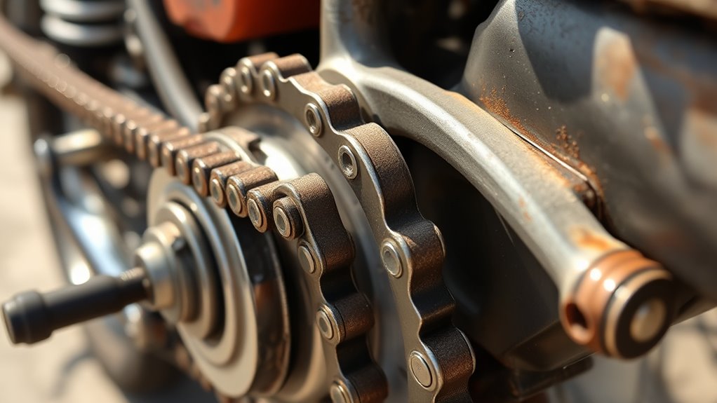 maintain clean tensioned chain