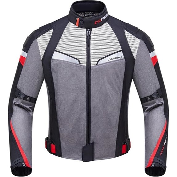 Breathable Mesh Motorcycle Riding Jacket for Men
