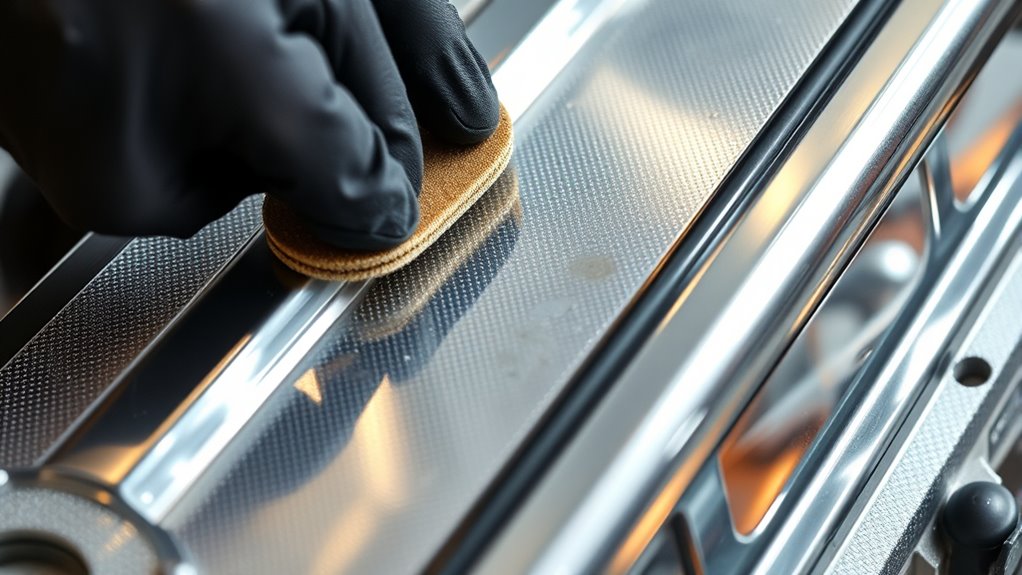 meticulous aluminum polishing technique