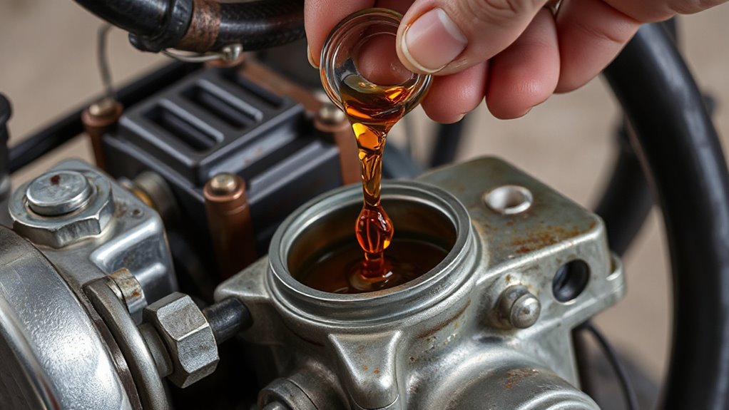 mixing oil for vintage two stroke