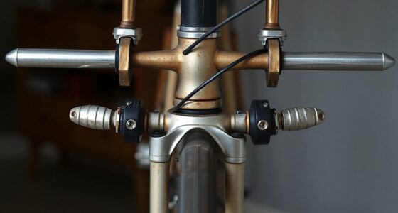 modern upgrades on vintage bike