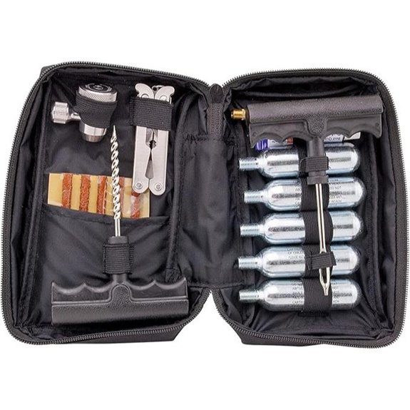 CO2 Motorcycle ATV Flat Repair Kit Tubeless Tire Repair Kit