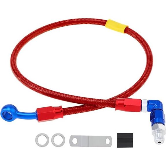 Windance 24 28° Banjo Brake Line for Motorcycle