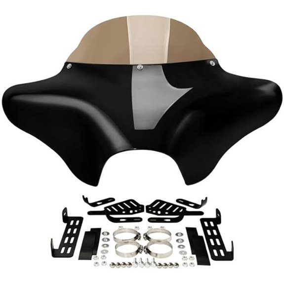 FLPRO Batwing Fairing Windshield for Yamaha & Harley