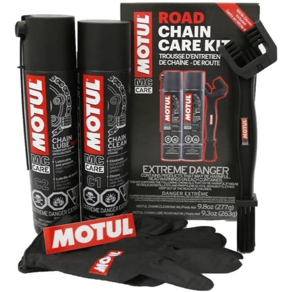 Motul Motorcycle Chain Clean & Lube Kit
