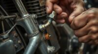 motorcycle chassis lubrication points