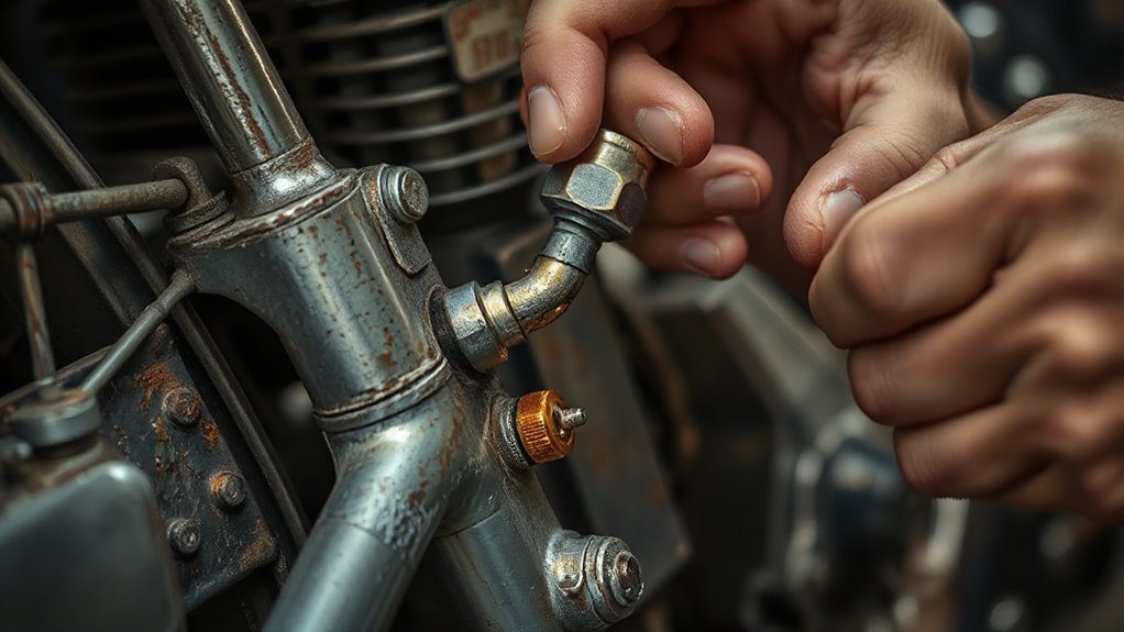 motorcycle chassis lubrication points
