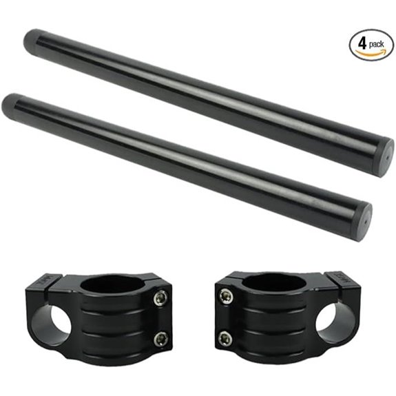 Flypig 300mm Motorcycle Clip-On Handlebars for Honda/Suzuki