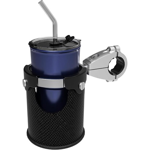 LEXIN Motorcycle Cup Holder with Swivel Mount